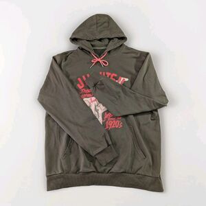 Kill Krew Hoodie Men’s L Green Jiu Jitsu Graphic Pullover Porrada Sweatshirt